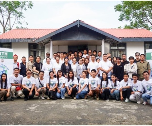 Students’ Welfare, Nagaland University, in partnership with Department of Environment, Forest & Climate Change, Nagaland (Kohima Division) celebrated Earth Day on April 22.
